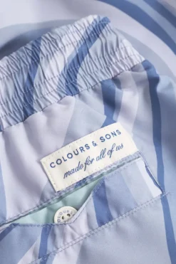 Badehosen*Colours & Sons Badehose Printed - Pacific