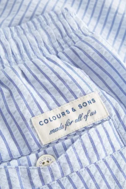 Badehosen*Colours & Sons Badehose Seersucker - Denim Stripes