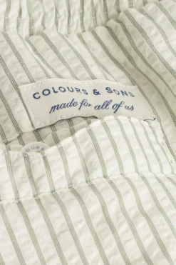 Badehosen*Colours & Sons Badehose Seersucker - Wasabi Stripes