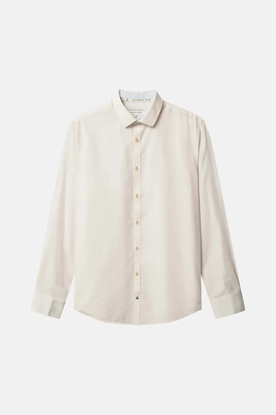 Hemden|Hemden*Colours & Sons Basic Hemd Popeline - Offwhite
