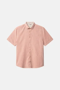 Hemden*Colours & Sons Basic Leinen Hemd Kurzarm - Sienna