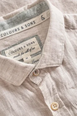 Hemden*Colours & Sons Basic Leinen Hemd - Tent