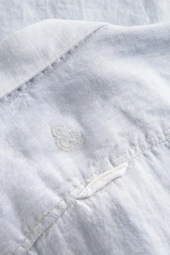Hemden*Colours & Sons Basic Leinen Hemd - Vintage Blue