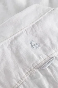 Hemden*Colours & Sons Basic Leinen Hemd - White