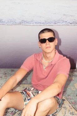 T-Shirts & Polos|T-Shirts & Polos*Colours & Sons Basic Polo - Mauve