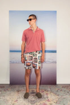T-Shirts & Polos|T-Shirts & Polos*Colours & Sons Basic Polo - Mauve