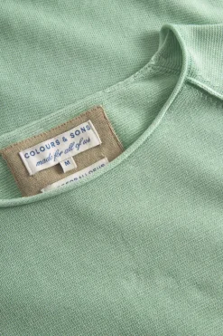 Pullover|Pullover*Colours & Sons Basic Pullover Pocket - Mint