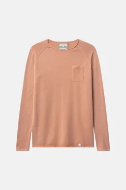 Pullover|Pullover*Colours & Sons Basic Pullover Pocket - Peach