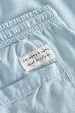 Shorts*Colours & Sons Basic Shorts Leinen Blend - Vintage Blue