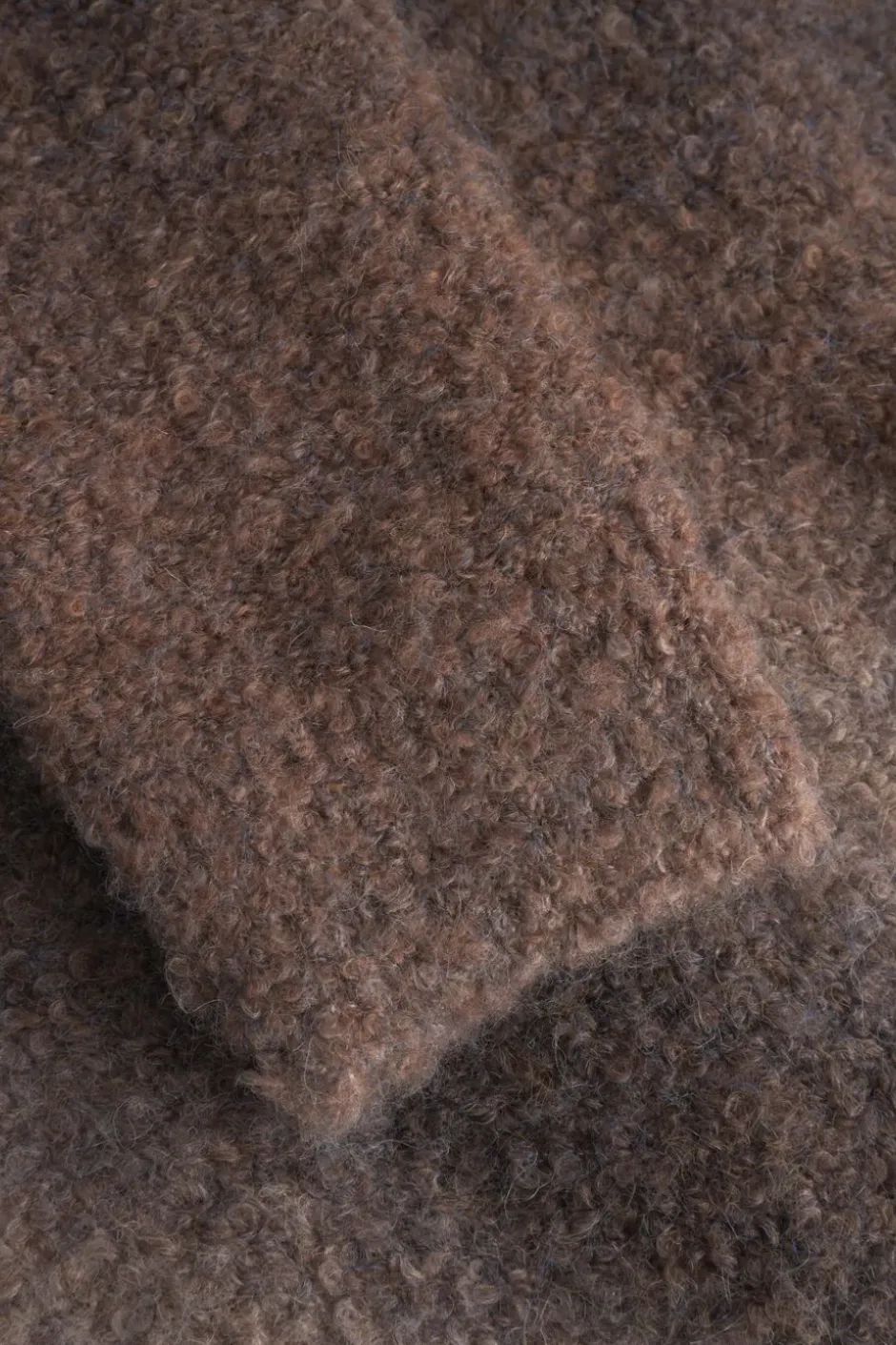 Pullover*Colours & Sons Bouclé Pullover - Tent-Tobacco