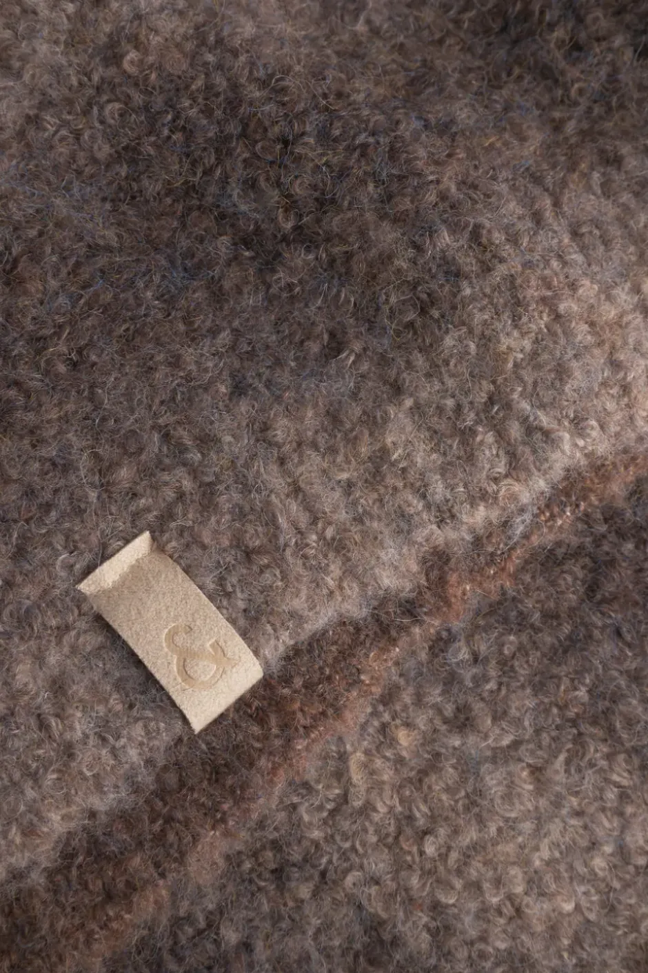 Pullover*Colours & Sons Bouclé Pullover - Tent-Tobacco