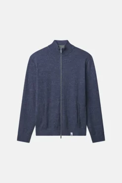 Pullover*Colours & Sons Cardigan Silk-Blend - Navy