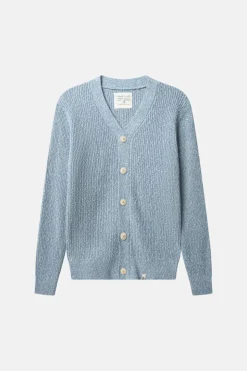 Pullover*Colours & Sons Cardigan Two-Tone - Dove