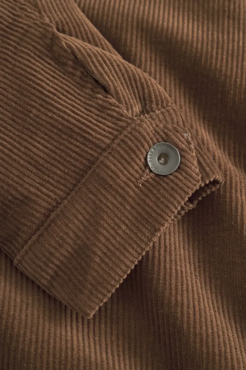 Jacken*Colours & Sons Cord Trucker Jacke-Fellkragen - Soil