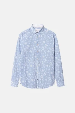 Hemden*Colours & Sons Hemd gemustert - Sky Beach Print
