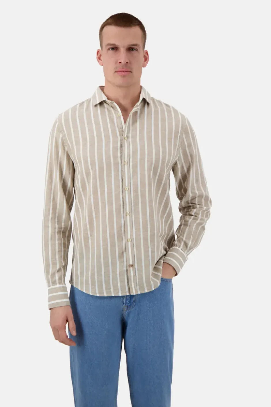 Hemden*Colours & Sons Hemd gestreift Leinenmischung - Tent Stripes