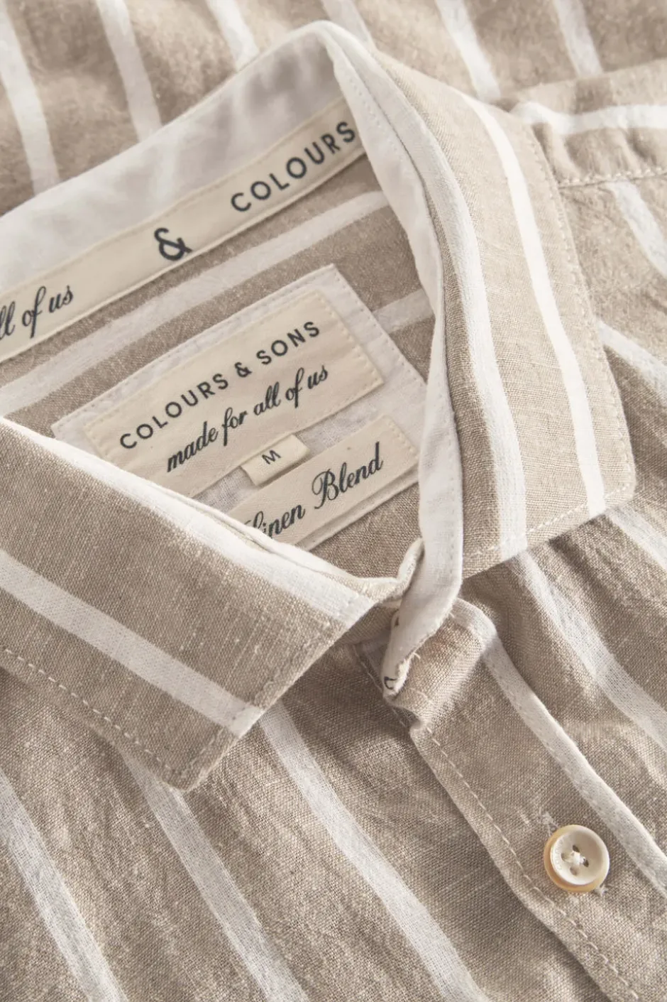 Hemden*Colours & Sons Hemd gestreift Leinenmischung - Tent Stripes