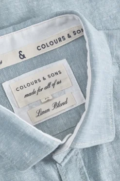 Hemden*Colours & Sons Hemd Leinen Blend - Kimono