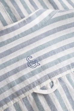 Hemden*Colours & Sons Hemd Leinen Blend - Kimono-Great Wave