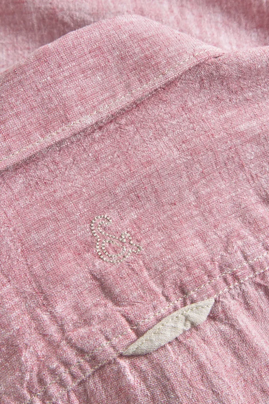 Hemden*Colours & Sons Hemd Leinen Blend - Mauve