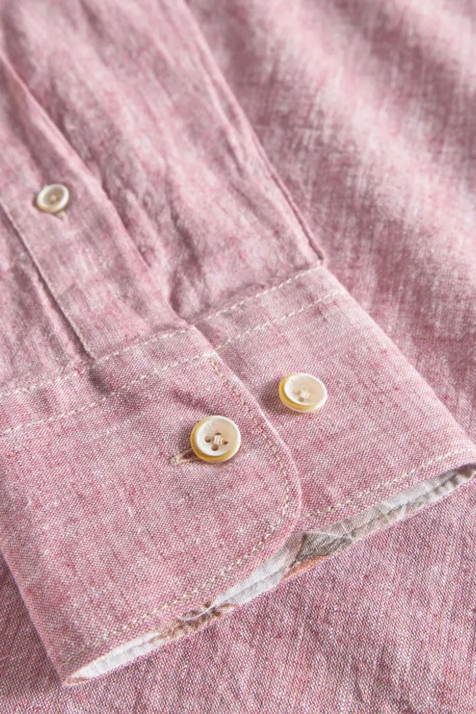 Hemden*Colours & Sons Hemd Leinen Blend - Mauve