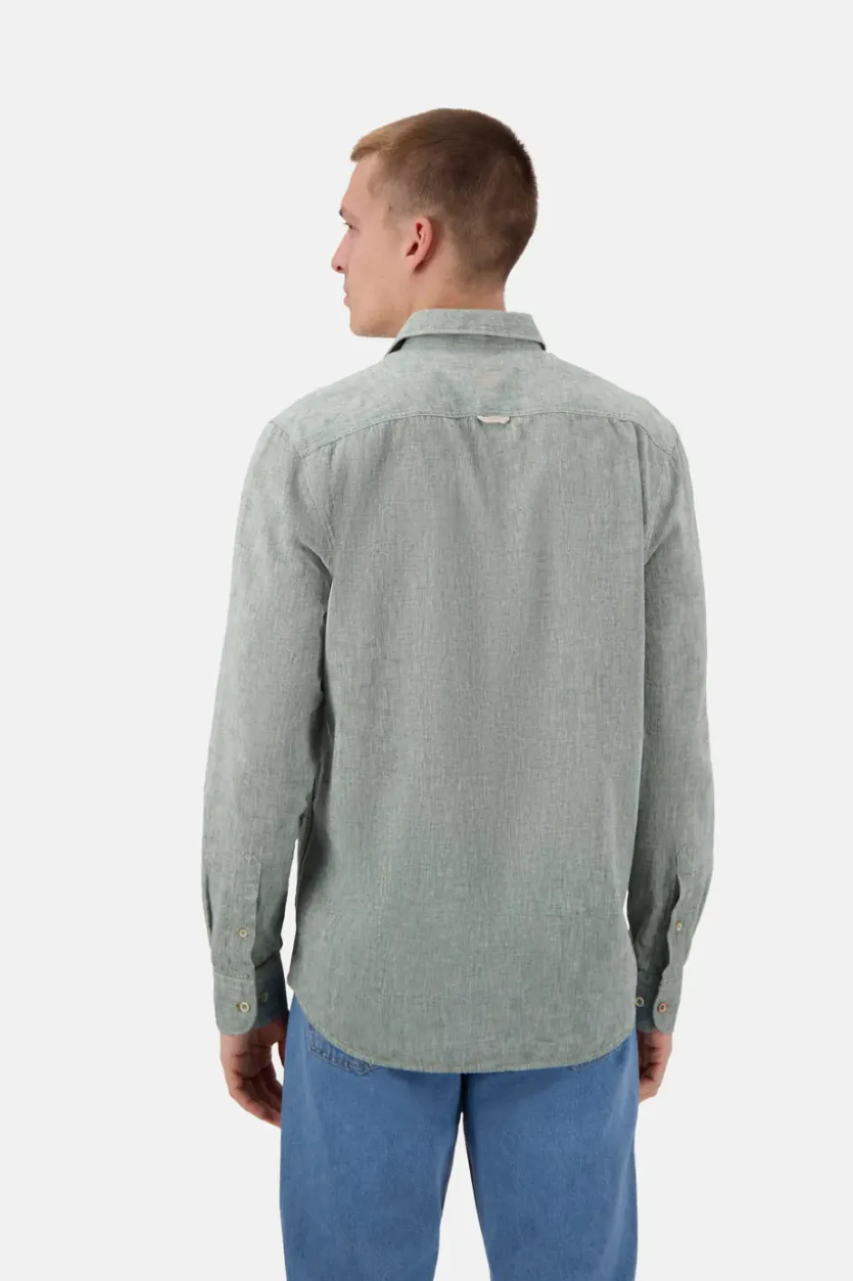Hemden*Colours & Sons Hemd Leinen Blend - Sage