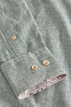 Hemden*Colours & Sons Hemd Leinen Blend - Sage