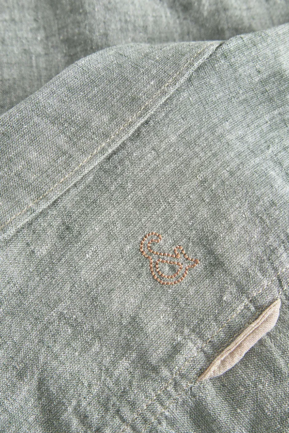 Hemden*Colours & Sons Hemd Leinen Blend - Sage