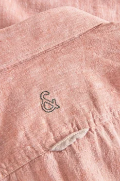 Hemden*Colours & Sons Hemd Leinen Blend - Sienna