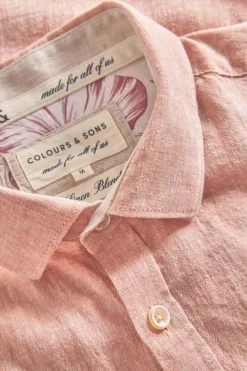 Hemden*Colours & Sons Hemd Leinen Blend - Sienna