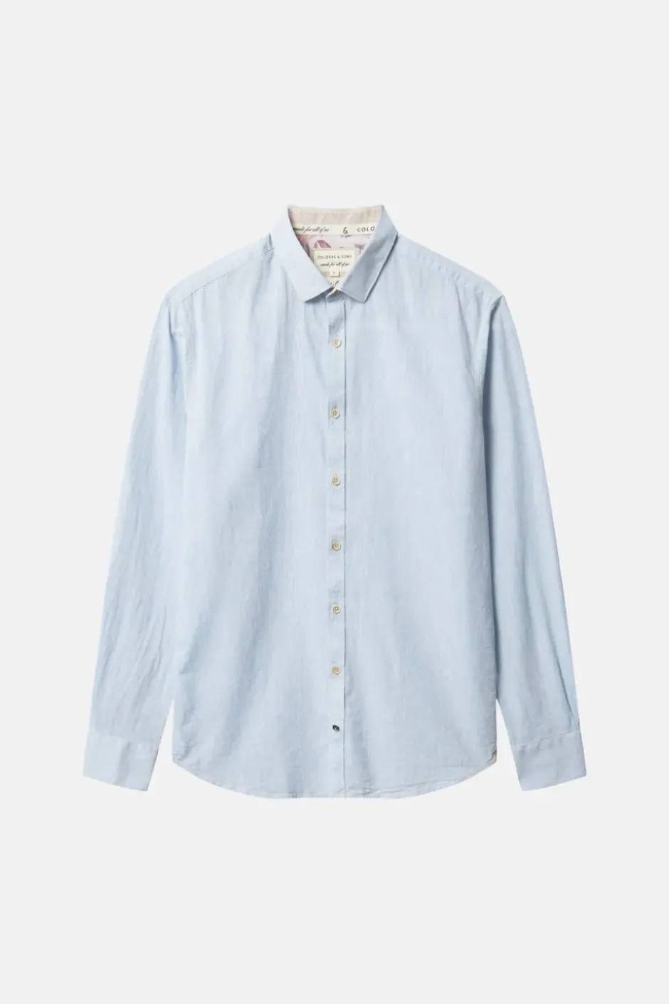 Hemden*Colours & Sons Hemd Leinen Blend - Vintage Blue