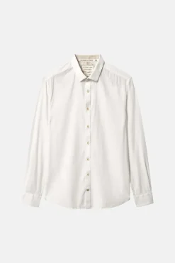 Hemden*Colours & Sons Hemd Leinen Blend - White