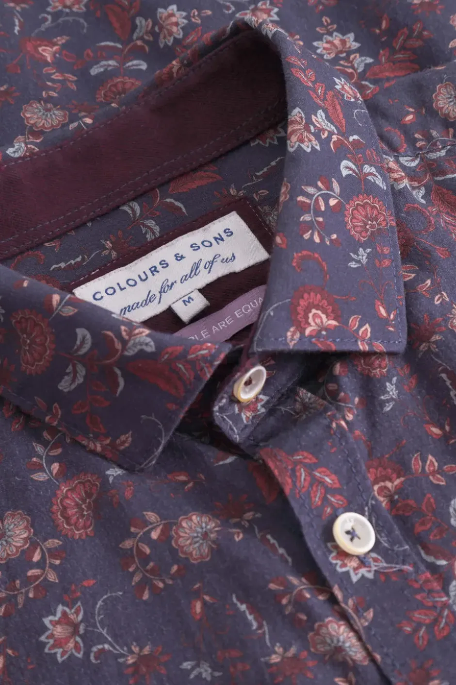 Hemden*Colours & Sons Hemd Navy Floral - Navy Floral