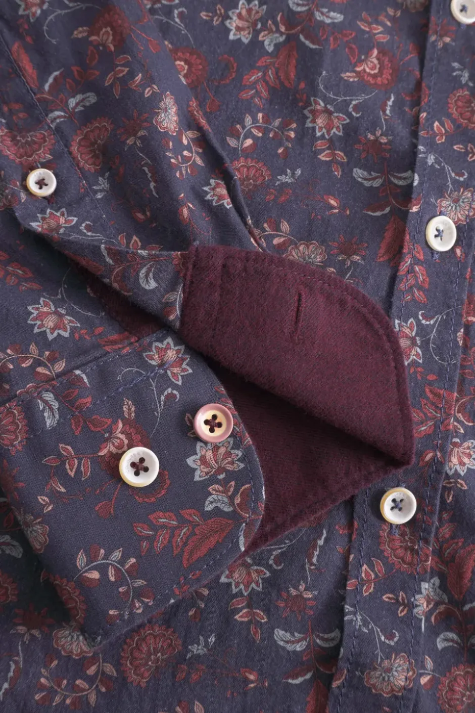 Hemden*Colours & Sons Hemd Navy Floral - Navy Floral