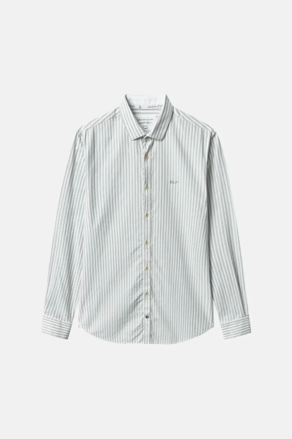 Hemden|Hemden*Colours & Sons Hemd Oxford Stripes - Matcha Stripes