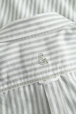 Hemden|Hemden*Colours & Sons Hemd Oxford Stripes - Matcha Stripes