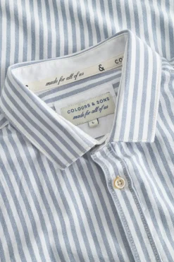 Hemden|Hemden*Colours & Sons Hemd Oxford Stripes - Sky Stripes