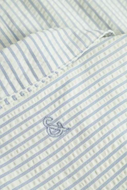 Hemden*Colours & Sons Hemd Seersucker Striped - Blue Stripes