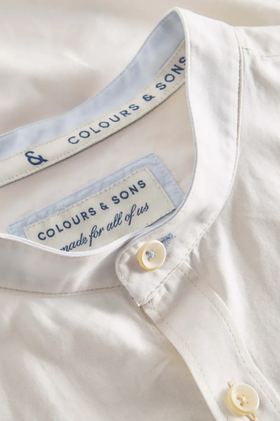 Hemden|Hemden*Colours & Sons Hemd Stehkragen - Offwhite