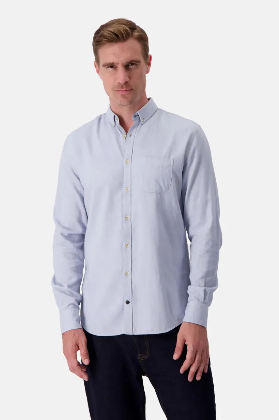 Hemden|Hemden*Colours & Sons Hemd Twill Basic - Lake