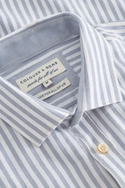 Hemden|Hemden*Colours & Sons Hemd Twill Basic - Lake Stripes