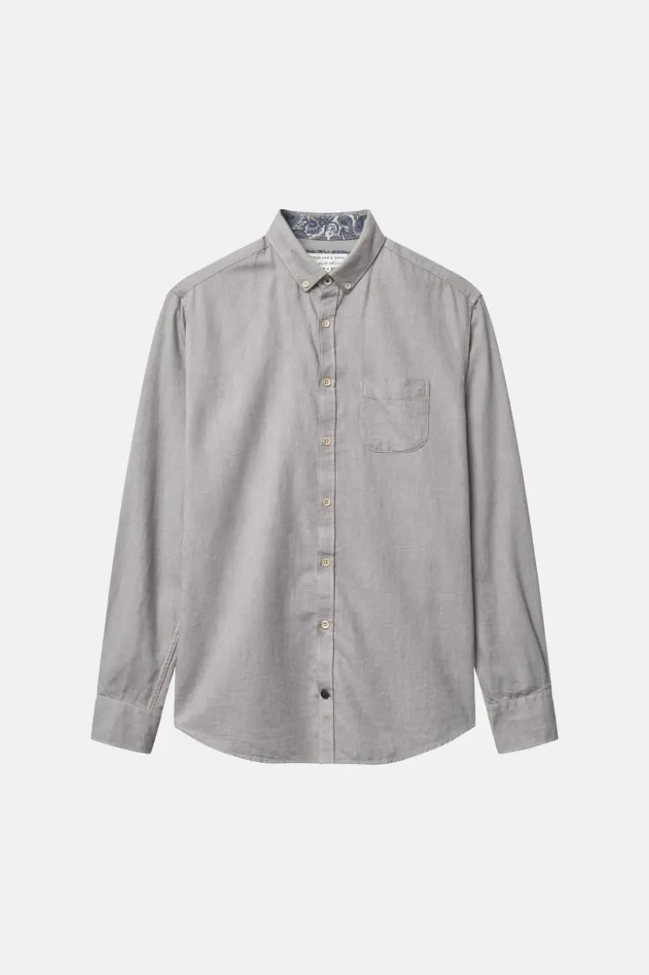 Hemden|Hemden*Colours & Sons Hemd Twill Basic - Silver