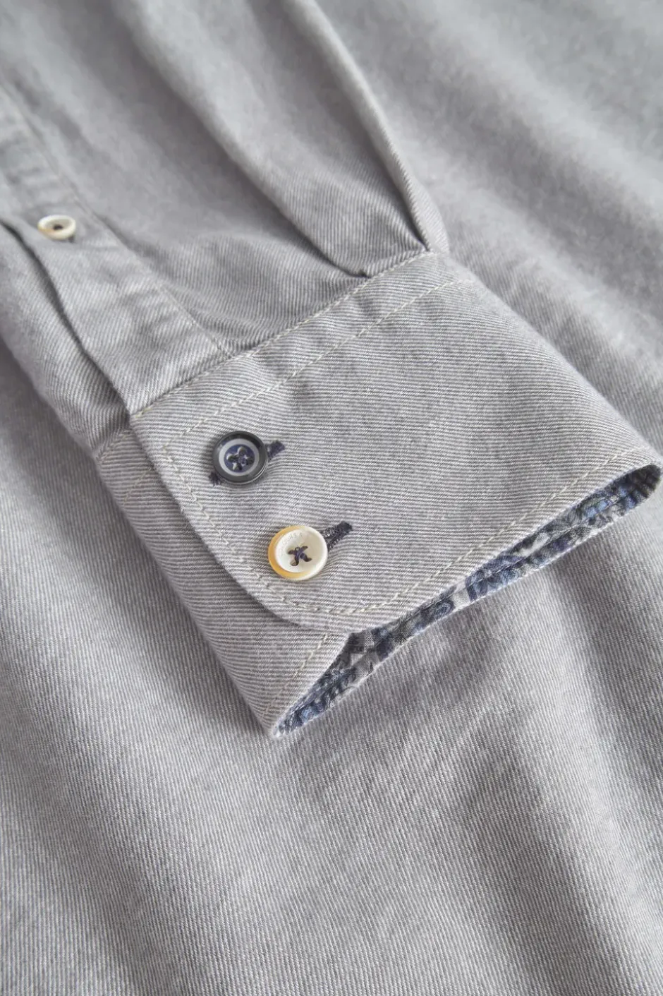 Hemden|Hemden*Colours & Sons Hemd Twill Basic - Silver