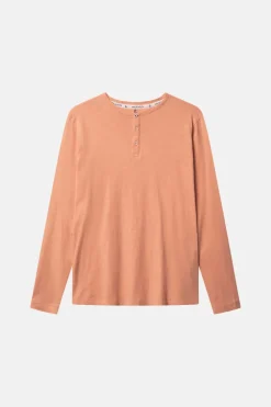 T-Shirts & Polos|Longsleeves*Colours & Sons Henley - Slub - Peach