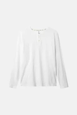 T-Shirts & Polos|Longsleeves*Colours & Sons Henley - Slub - White
