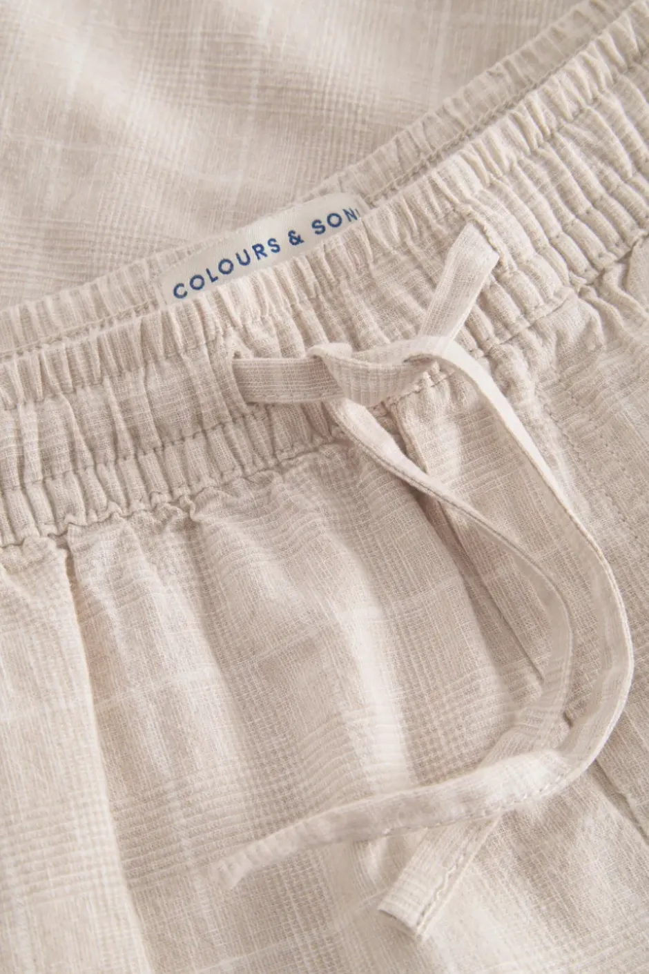 Hosen*Colours & Sons Hose Leinen Blend - Tent Check