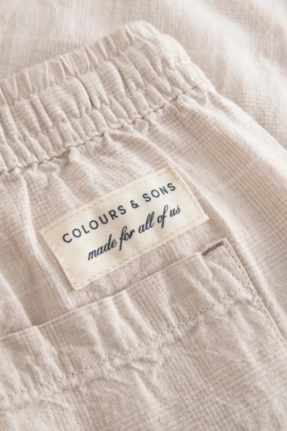 Hosen*Colours & Sons Hose Leinen Blend - Tent Check