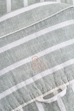 Hemden*Colours & Sons Linen Shirt striped - Wasabi Stripes