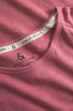T-Shirts & Polos|Longsleeves*Colours & Sons Longsleeve Slub - Mauve