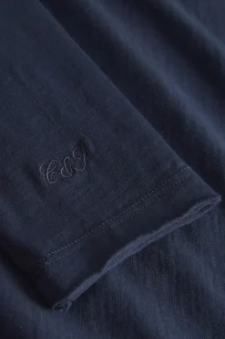 T-Shirts & Polos|Longsleeves*Colours & Sons Longsleeve Slub - Navy